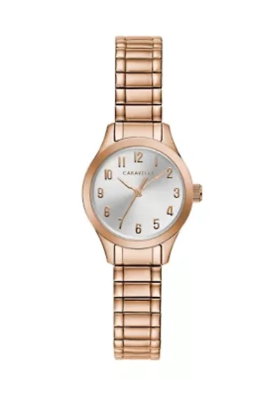 Women's Traditional Stainless Steel Expansion Watch