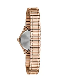 Women's Traditional Stainless Steel Expansion Watch