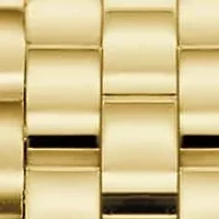 Caravelle Ladies Dress Gold-Tone Stainless Steel Bracelet Watch 28mm