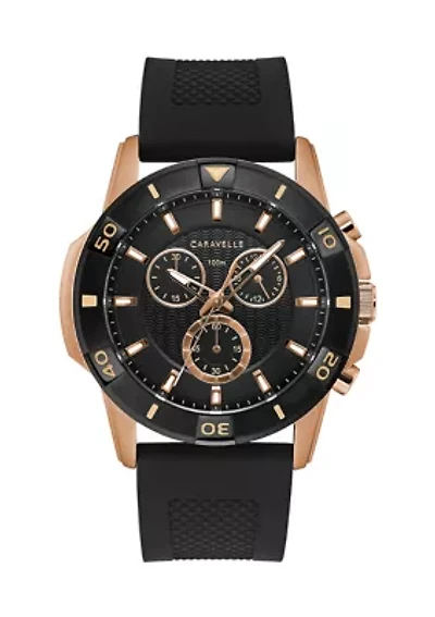 Men's Sport Silicone Strap Watch