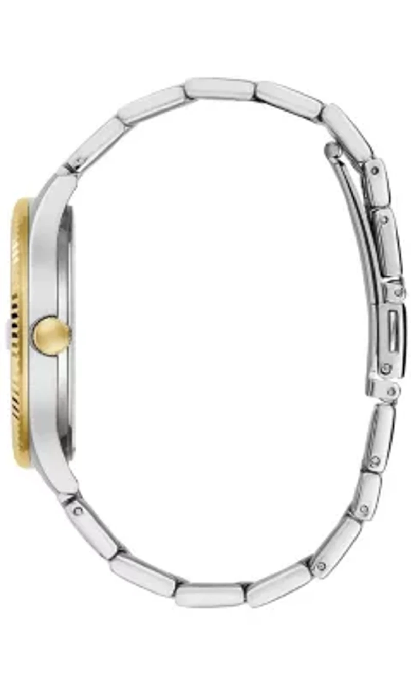 Caravelle Mens Classic Two-Tone Bracelet Watch 41mm