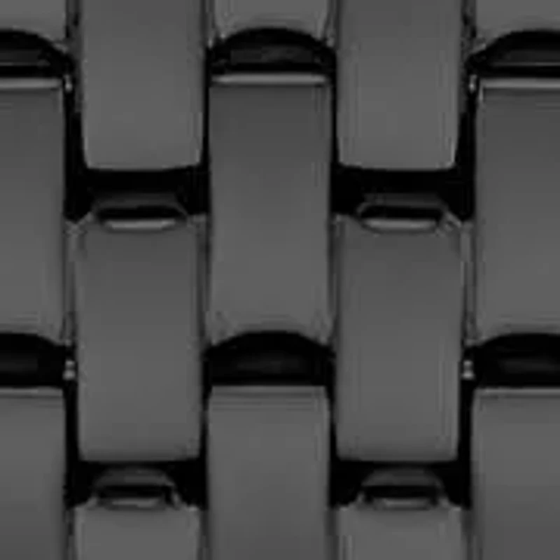 Caravelle Mens Modern Black Stainless Steel Bracelet Watch 33mm