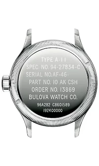 Men's Military A-11 Automatic Hack Brown Strap Watch, 37mm