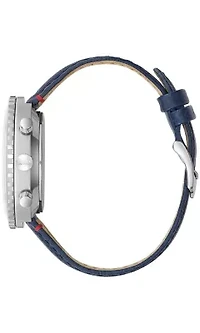 Bulova Men's Archive Chronograph C Blue Strap Watch, 46mm