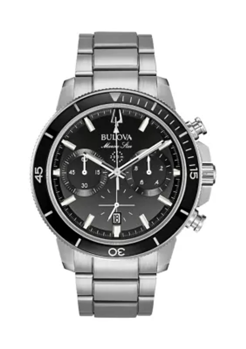 Marine Star Stainless Steel Bracelet Watch