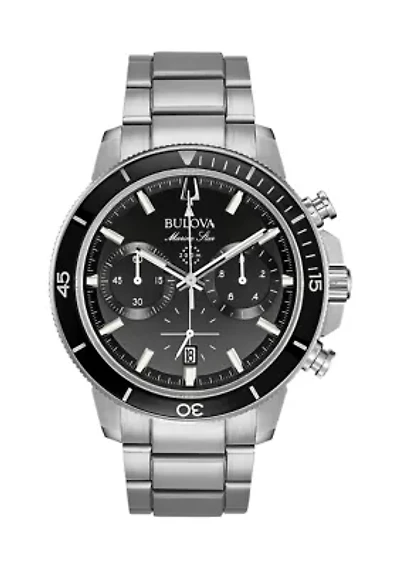  Marine Star Stainless Steel Bracelet Watch