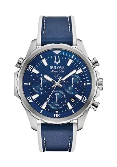 Men's Marine Star Chronograph Strap Watch