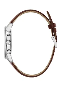 Men's 41 Millimeter Classic Sutton Brown Strap Watch 
