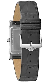 Bulova Mens Classic Sutton Grey Strap Watch
