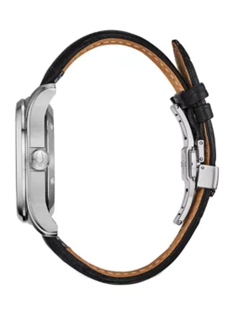 Men's Automatic Wilton Power Reserve Leather Watch