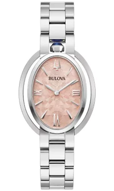 Bulova Ladies Classic Rubiyat Silver-Tone Bracelet Watch