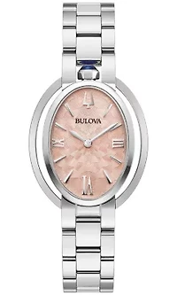 Bulova Ladies Classic Rubiyat Silver-Tone Bracelet Watch