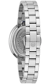 Bulova Ladies Classic Rubiyat Silver-Tone Bracelet Watch