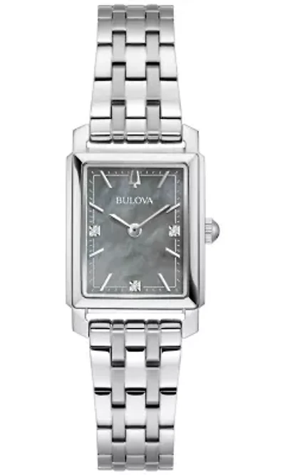 Bulova Ladies Classic Sutton Silver-Tone Bracelet Watch