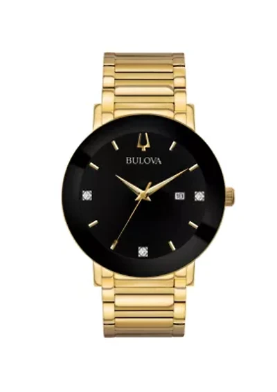 Men's Gold-Tone Modern Watch