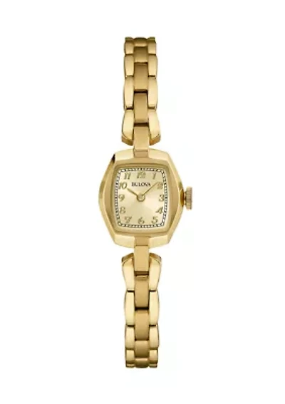 Gold Tone Stainless Steel Watch 
