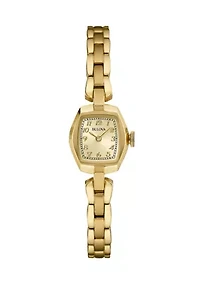 Gold Tone Stainless Steel Watch 