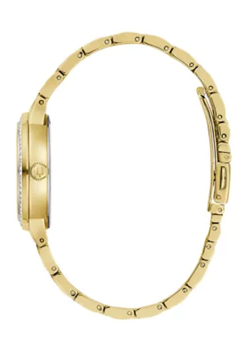 Crystal Gold Watch