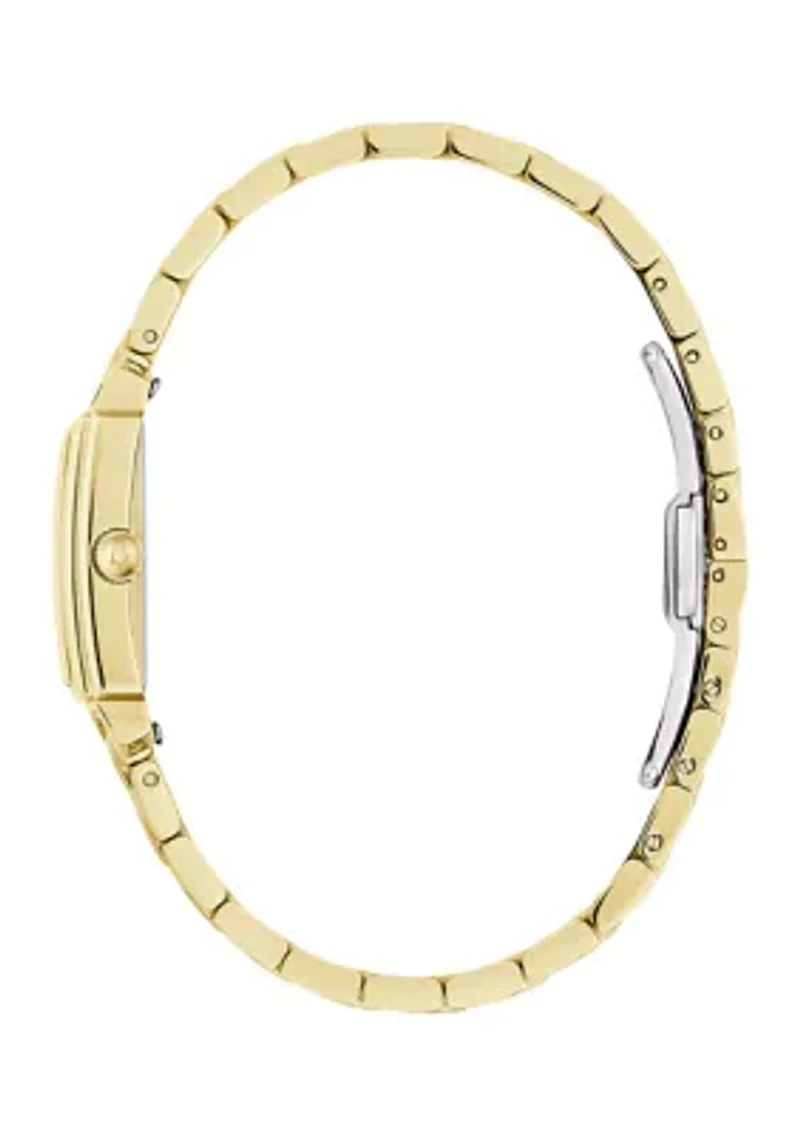 Women's Bulova Dress/Classic BUL Sutton Gold Tone Bracelet Watch 