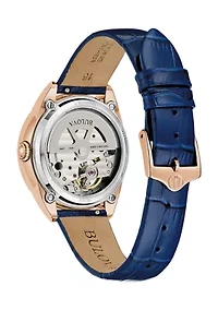 Ladies Classic Sutton Navy Strap Watch, 34.5mm