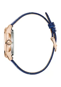 Ladies Classic Sutton Navy Strap Watch, 34.5mm