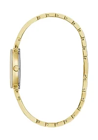 Modern Gold Tone Watch 