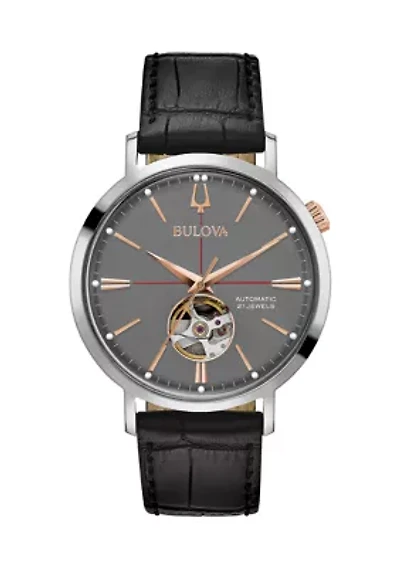  Aerojet Leather Strap Watch