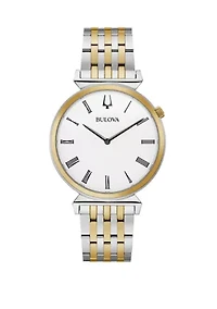 Men's Regatta Two Tone Stainless Steel Bracelet Watch