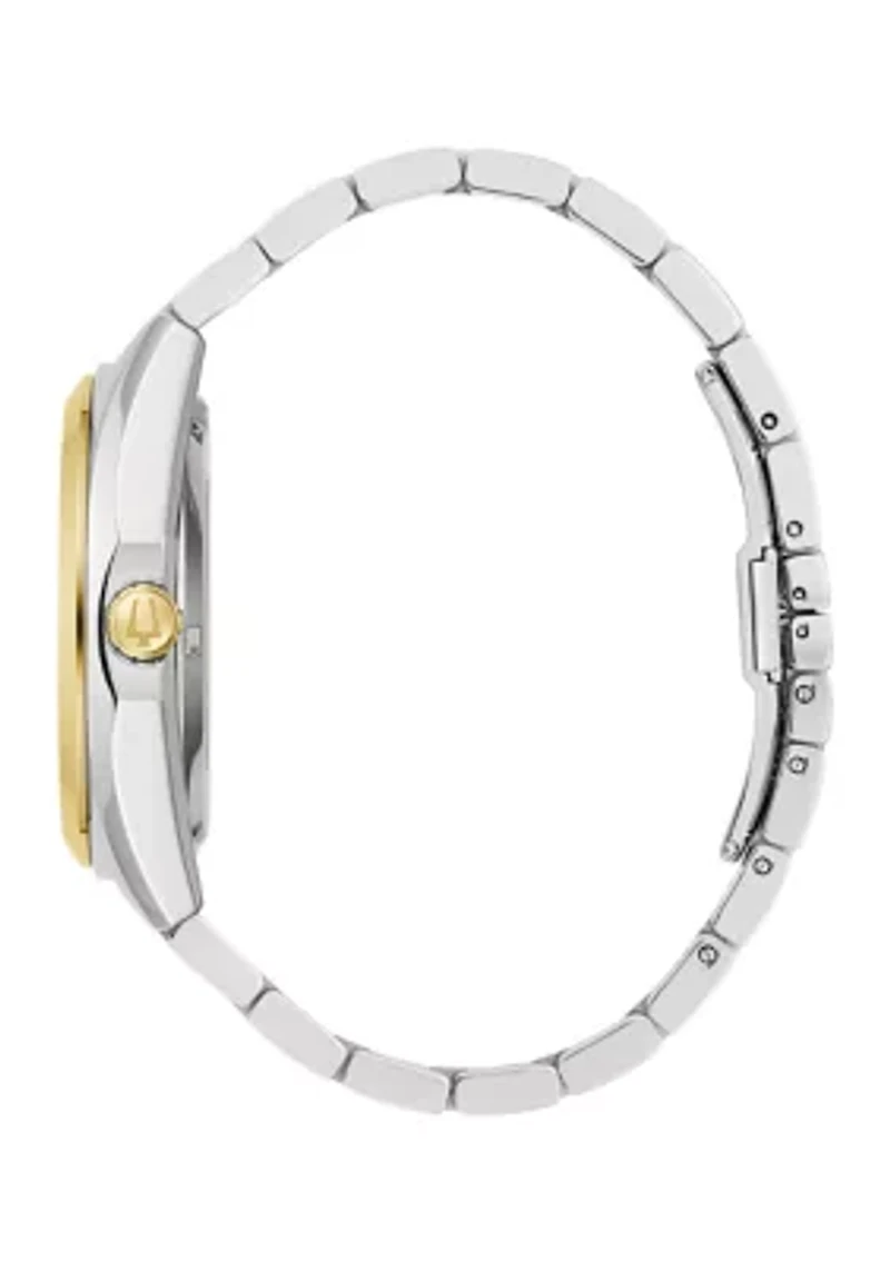 Surveyor Men's Automatic Two-tone Stainless Steel Bracelet Watch
