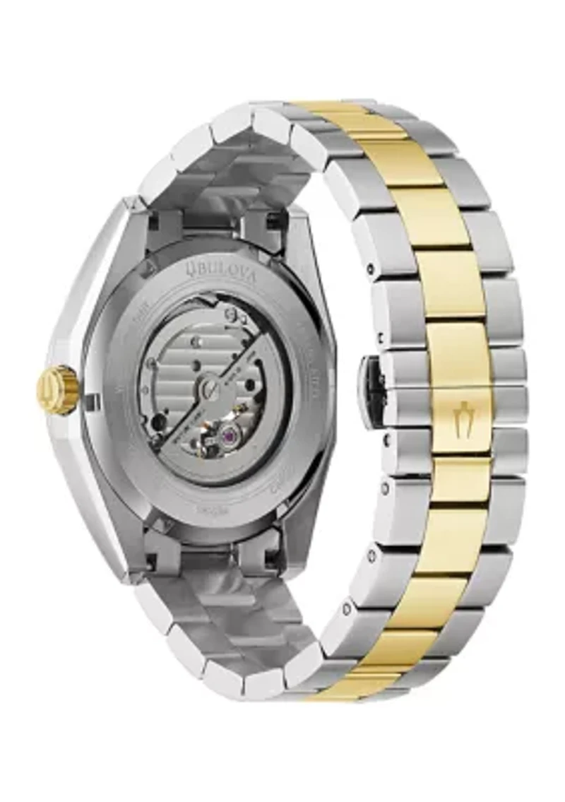 Surveyor Men's Automatic Two-tone Stainless Steel Bracelet Watch