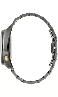 Bulova Men's Grammy Automatic Gunmetal Stainless Steel Bracelet Watch, 44.5mm