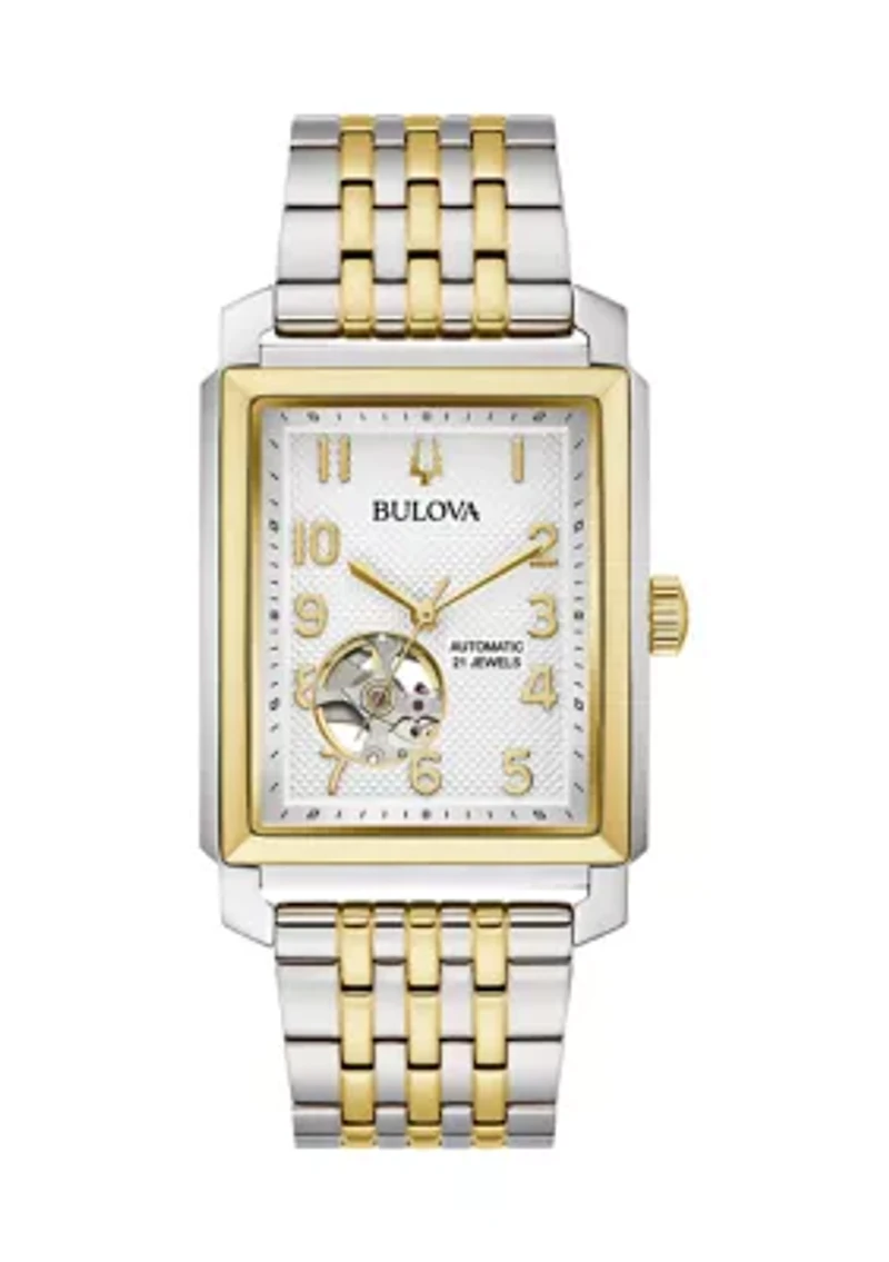 Men's 33 Millimeter Classic Sutton Two-Tone Bracelet Watch 