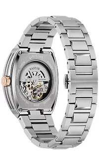 Bulova Mens Performance Maquina Stainless Steel Bracelet Watch 46mm