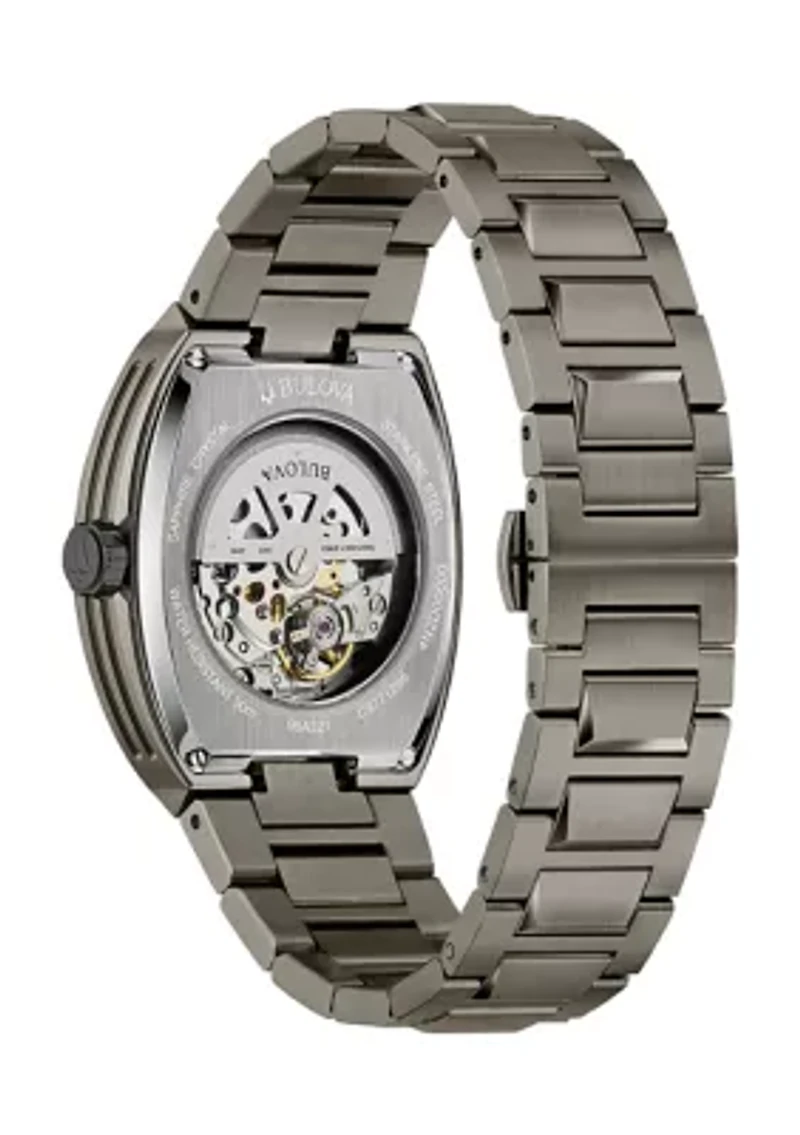 Men's Performance Maquina Gray Bracelet Watch, 40mm