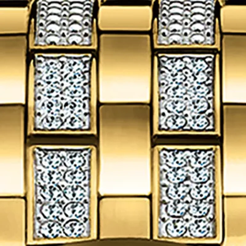 Men's Stainless Steel Crystal Collection Watch
