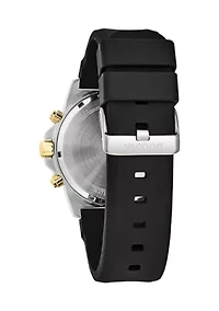 Marine Star Silicone Strap Watch 