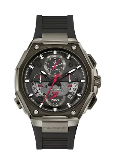 Black Stainless Steel Precisionist Bracelet Watch 