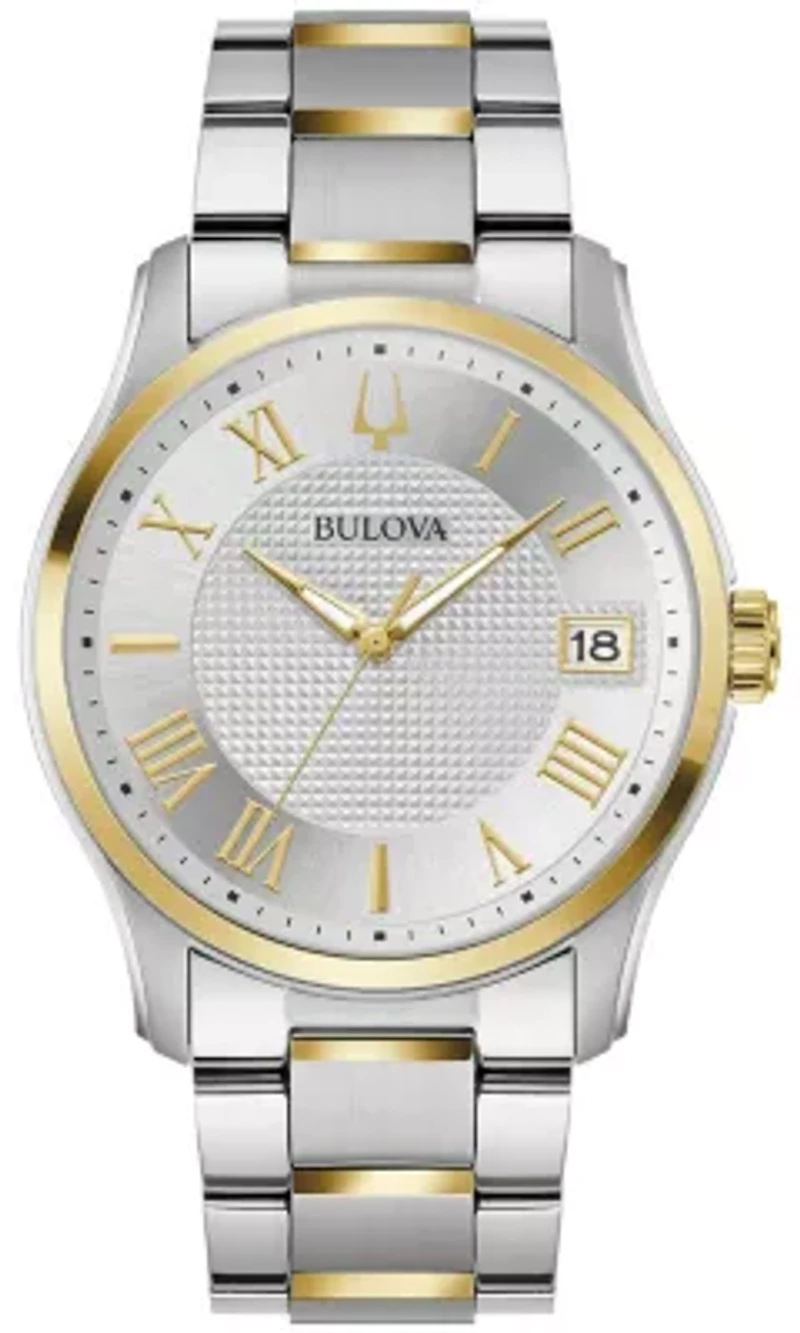 Men's Classic Wilton Silver-Tone Stainless Steel Bracelet Watch, 41mm