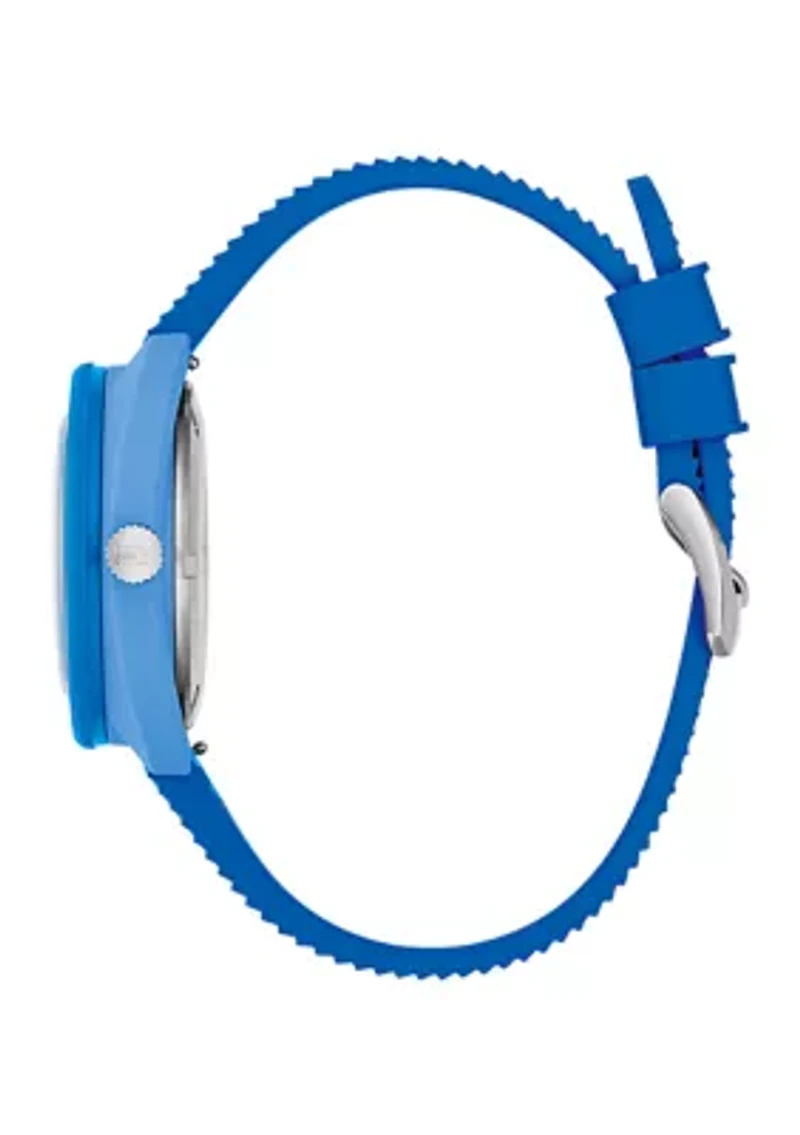 Men's 41 Millimeter Performance Snorkel Blue Rubber Watch