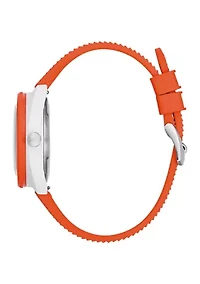 Men's Performance Snorkel Orange Rubber Watch, 41mm