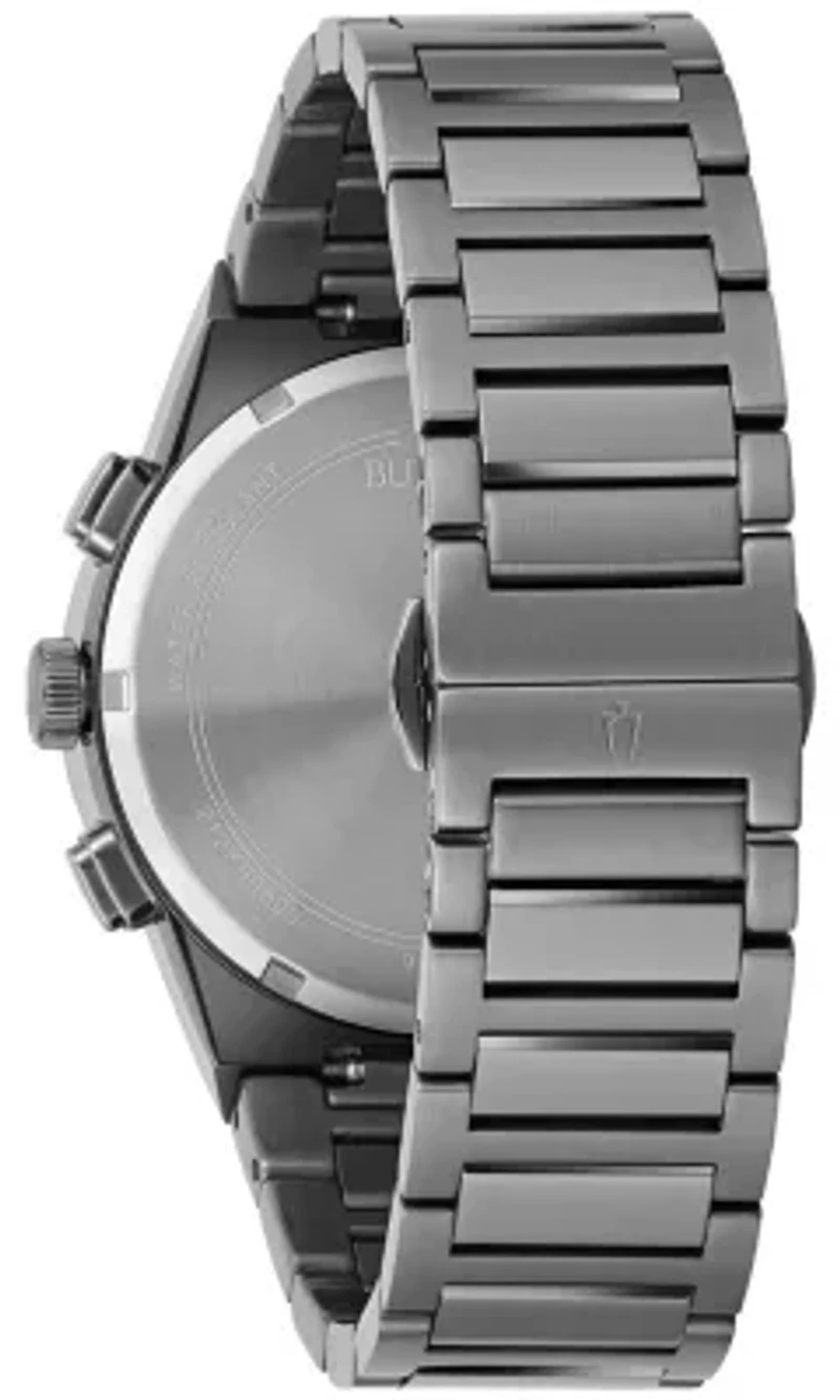 Men's Modern Millenia Chronograph Gray Stainless Steel Bracelet Watch, 41mm