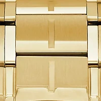 Mens Gold-tone Stainless Steel Precisionist Bracelet Watch 