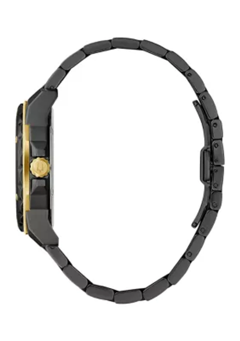 Men's Marine Star Diamond Two-Tone Stainless Steel Marine Watch