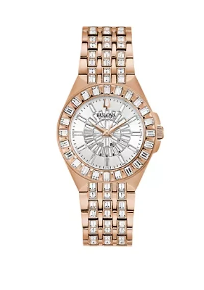 Women's Phantom Baguette Rose Gold Watch
