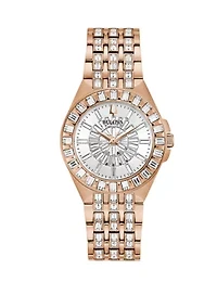 Women's Phantom Baguette Rose Gold Watch