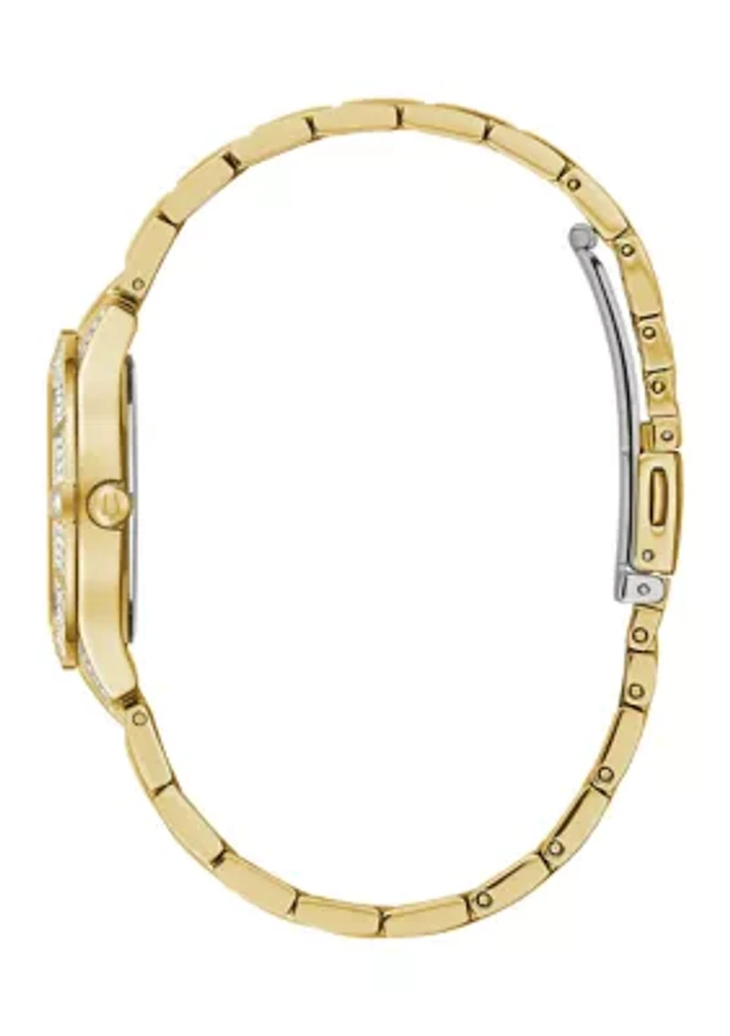 	  Stainless Steel Swarovski® Dial Bracelet Watch 