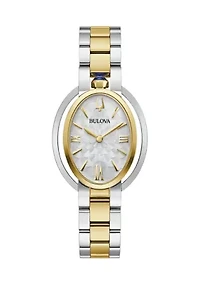 Bulova Ladies Classic Rubiyat Two-Tone Bracelet Watch