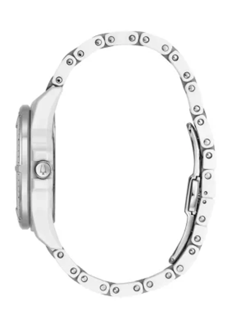  Marine Star Stainless Steel & Ceramic Bracelet Watch