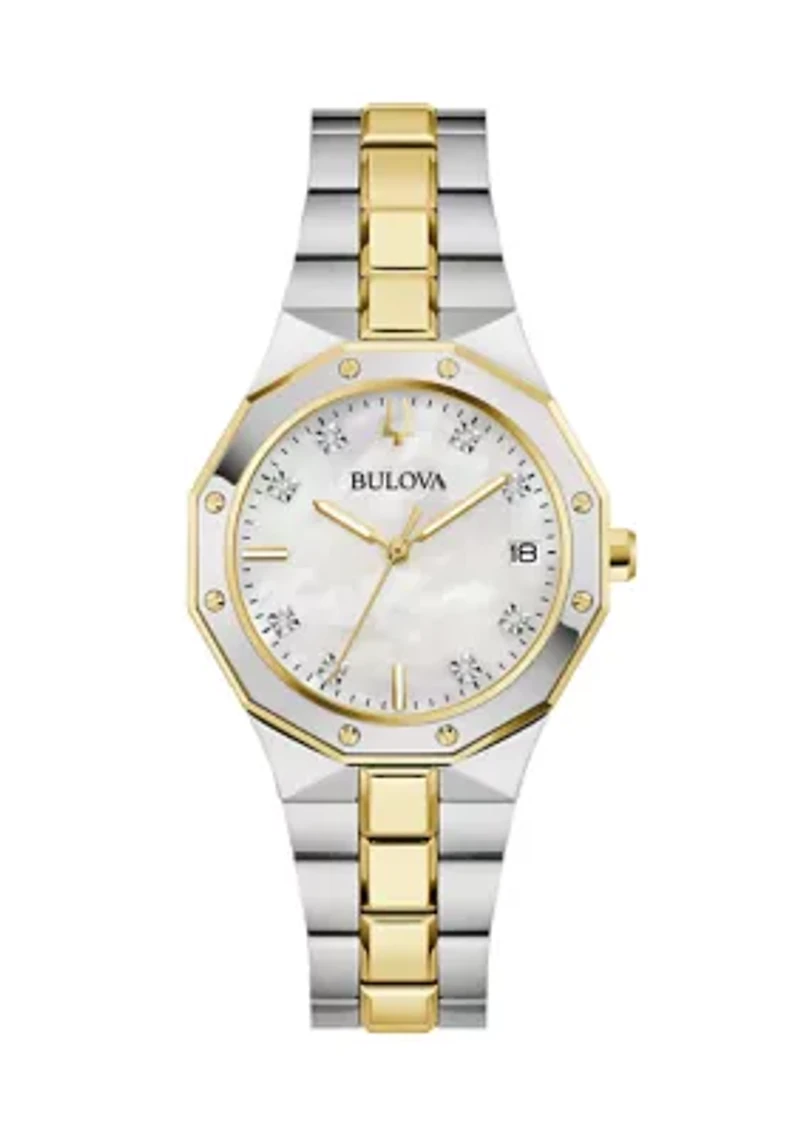 Women's 32 Millimeter Classic Prestige Two-Tone Bracelet Watch