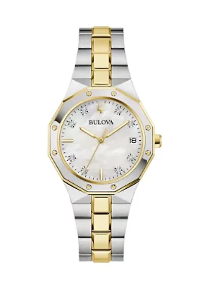Women's 32 Millimeter Classic Prestige Two-Tone Bracelet Watch